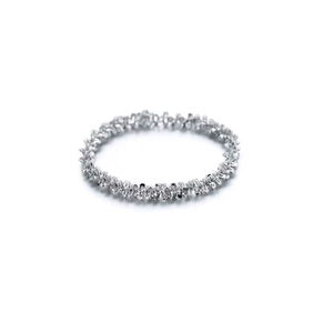 Sparkling Flexible Ring | White Gold Plated 925 Sterling Silver,‎ Size 6
